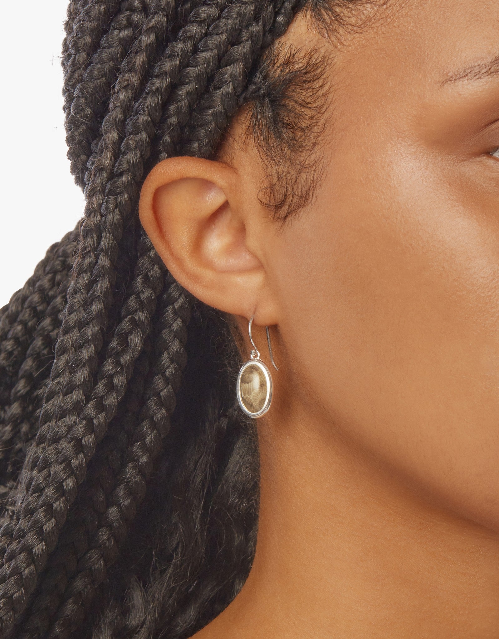 Heirloom Petoskey Drop Earrings - Sterling Silver - Image 7
