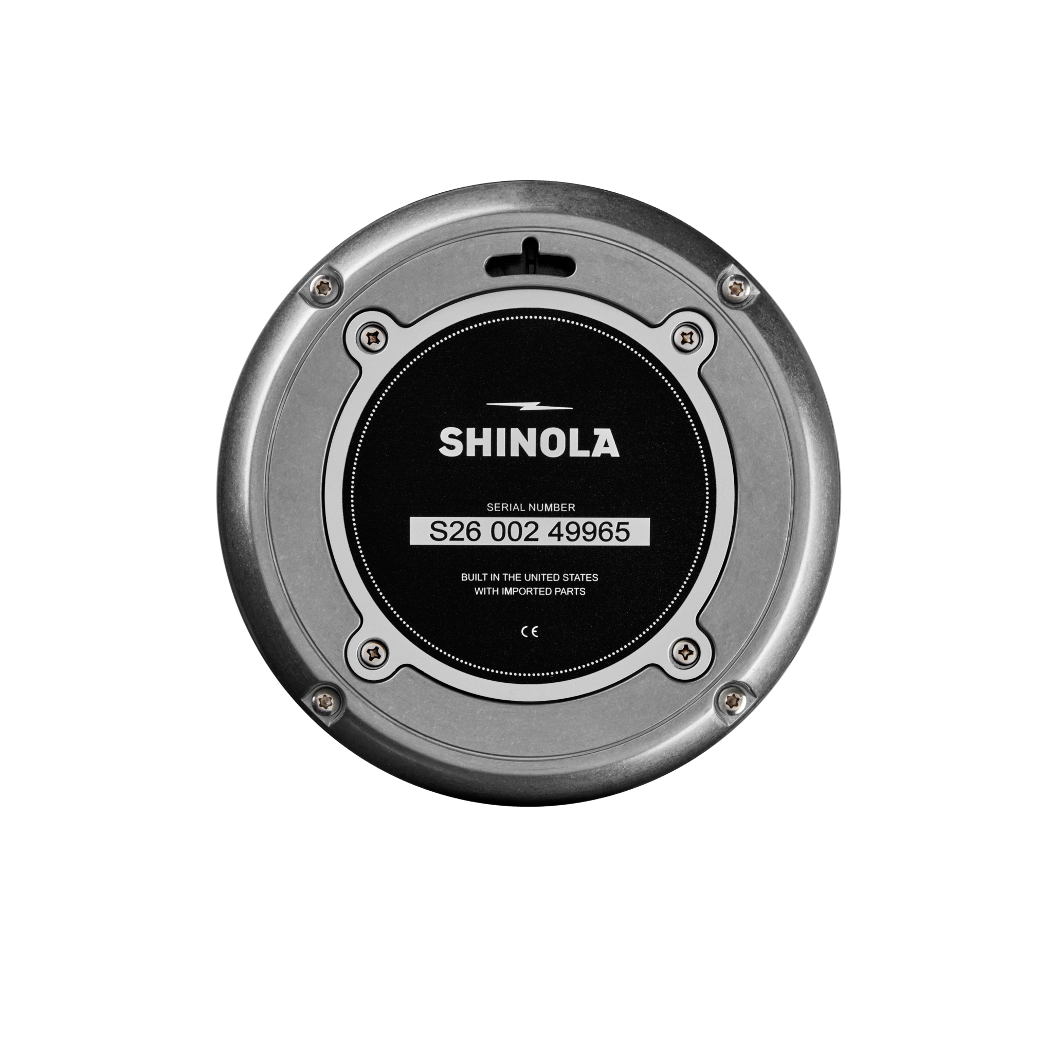 6 Runwell Clock - Tumbled Zinc/Black - Image 3