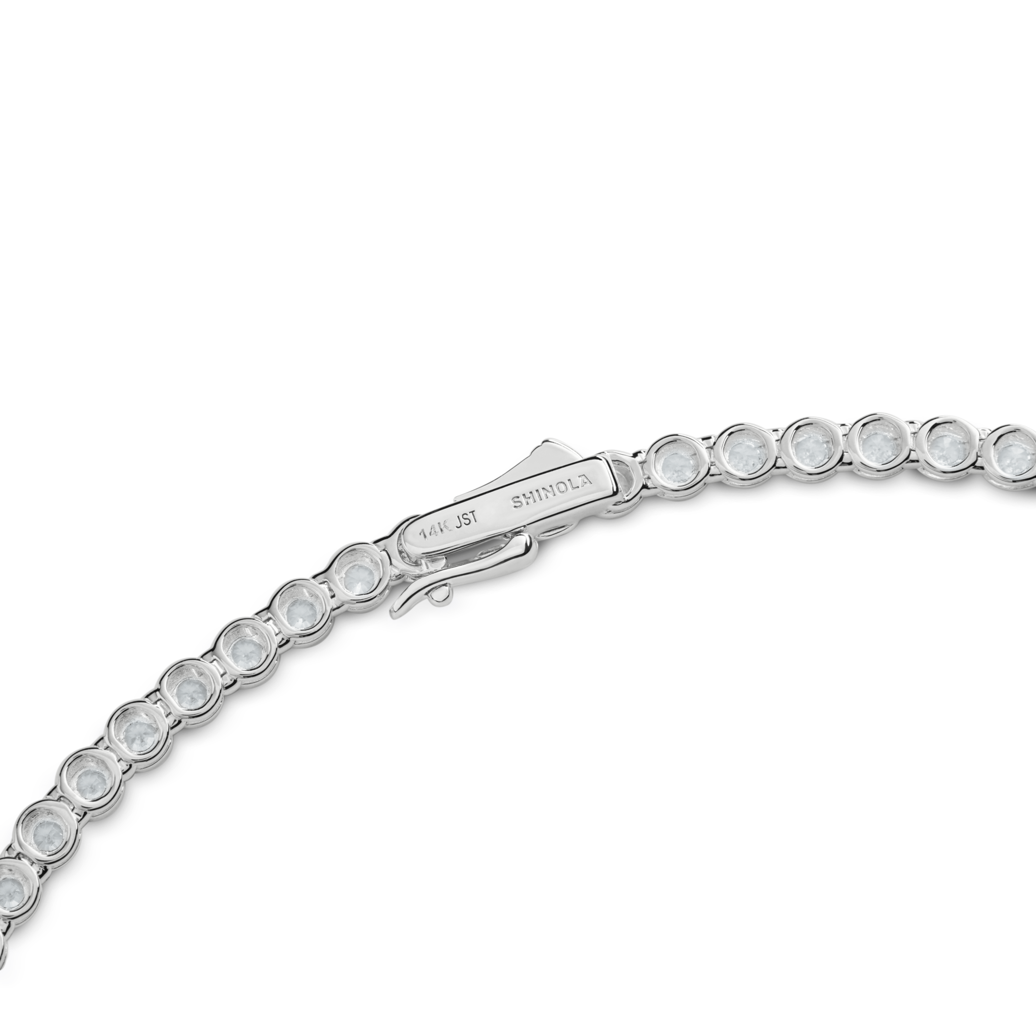 7 Carat Diamond Tennis Necklace - White Gold - Image 4