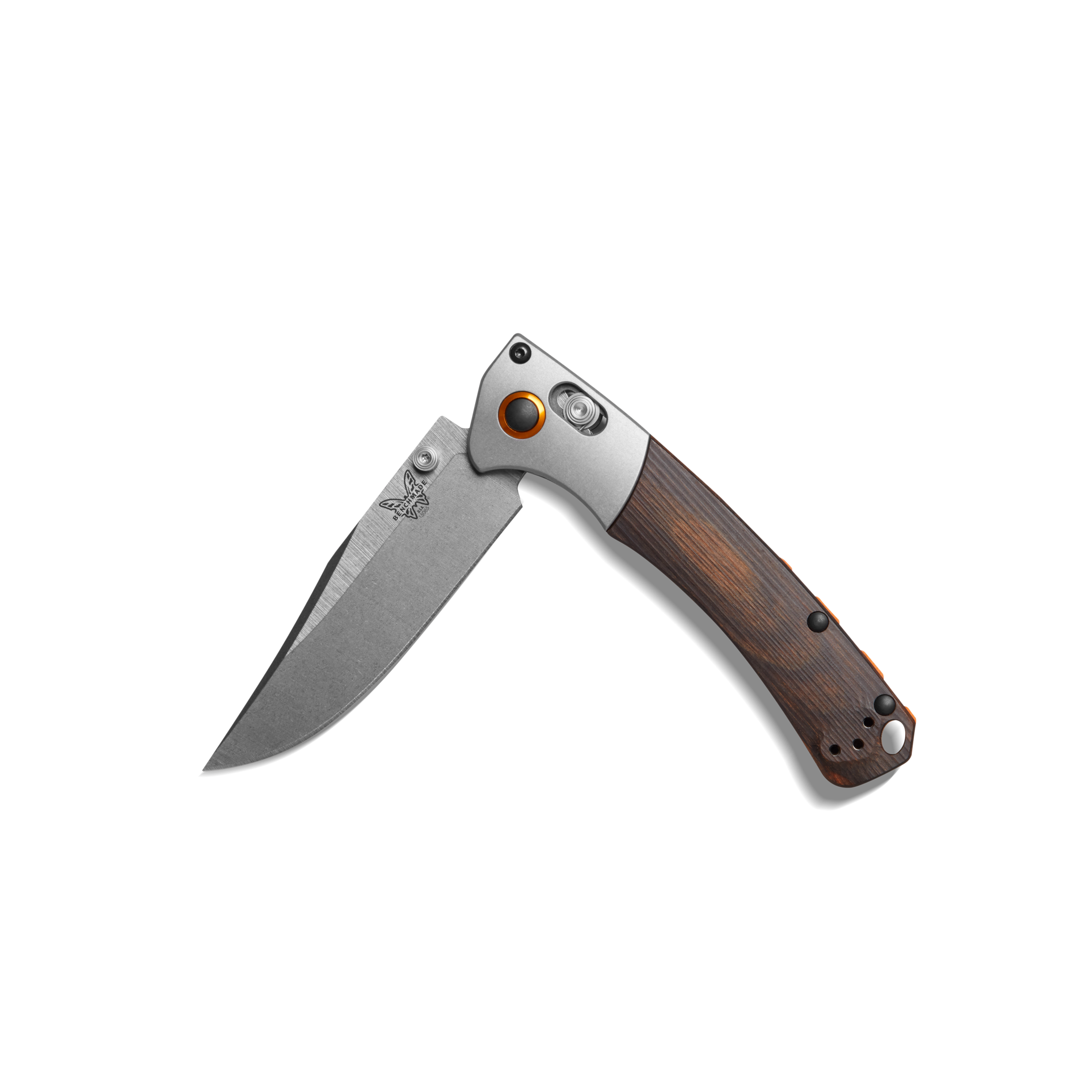 Shinola + Benchmade Mini Crooked River Pocket Knife - Steel - Image 6