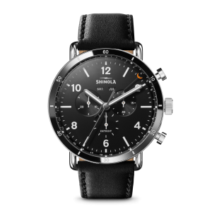 Canfield Sport Chronograph Watch - Matte Black