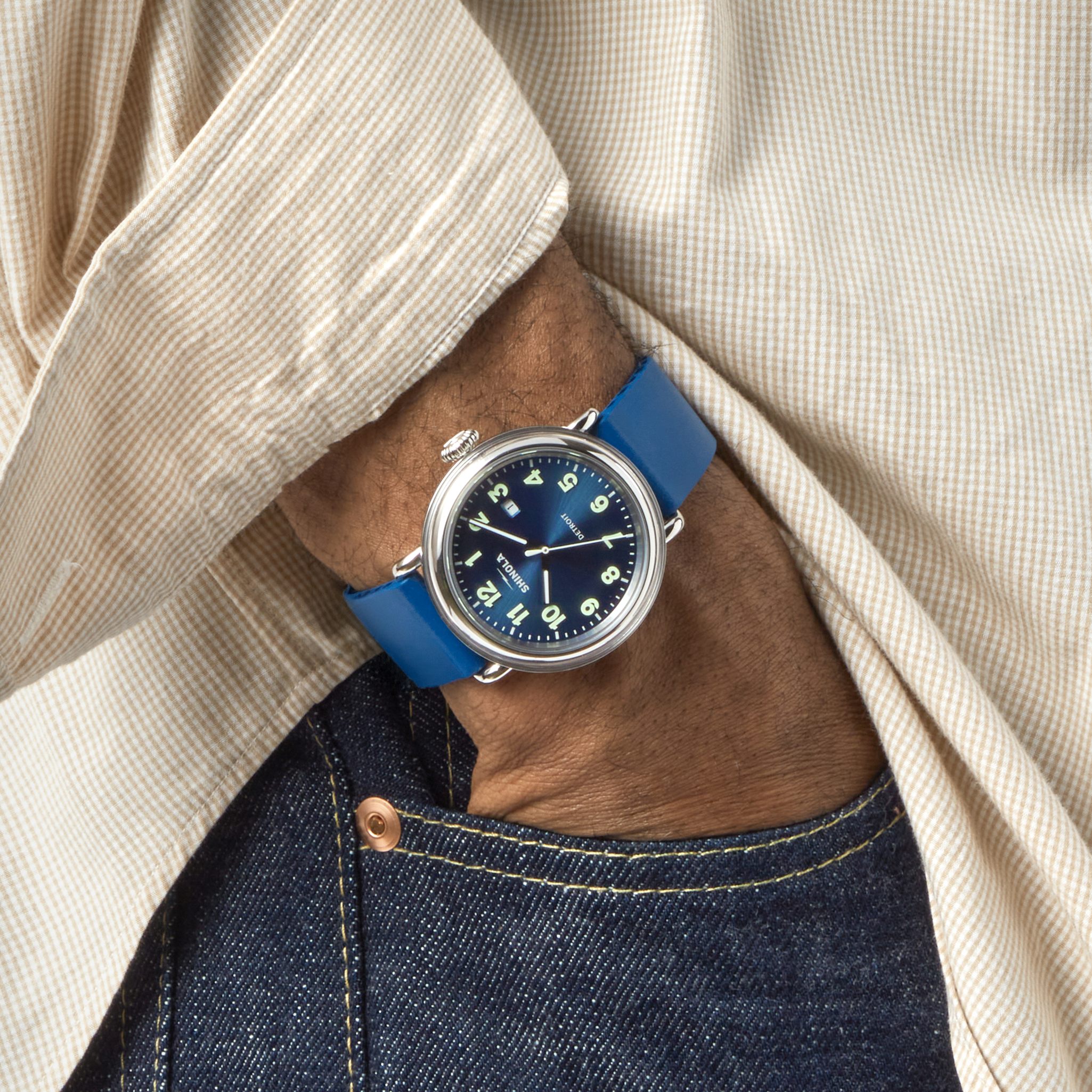 Detrola Watch - Denim Blue - Image 2