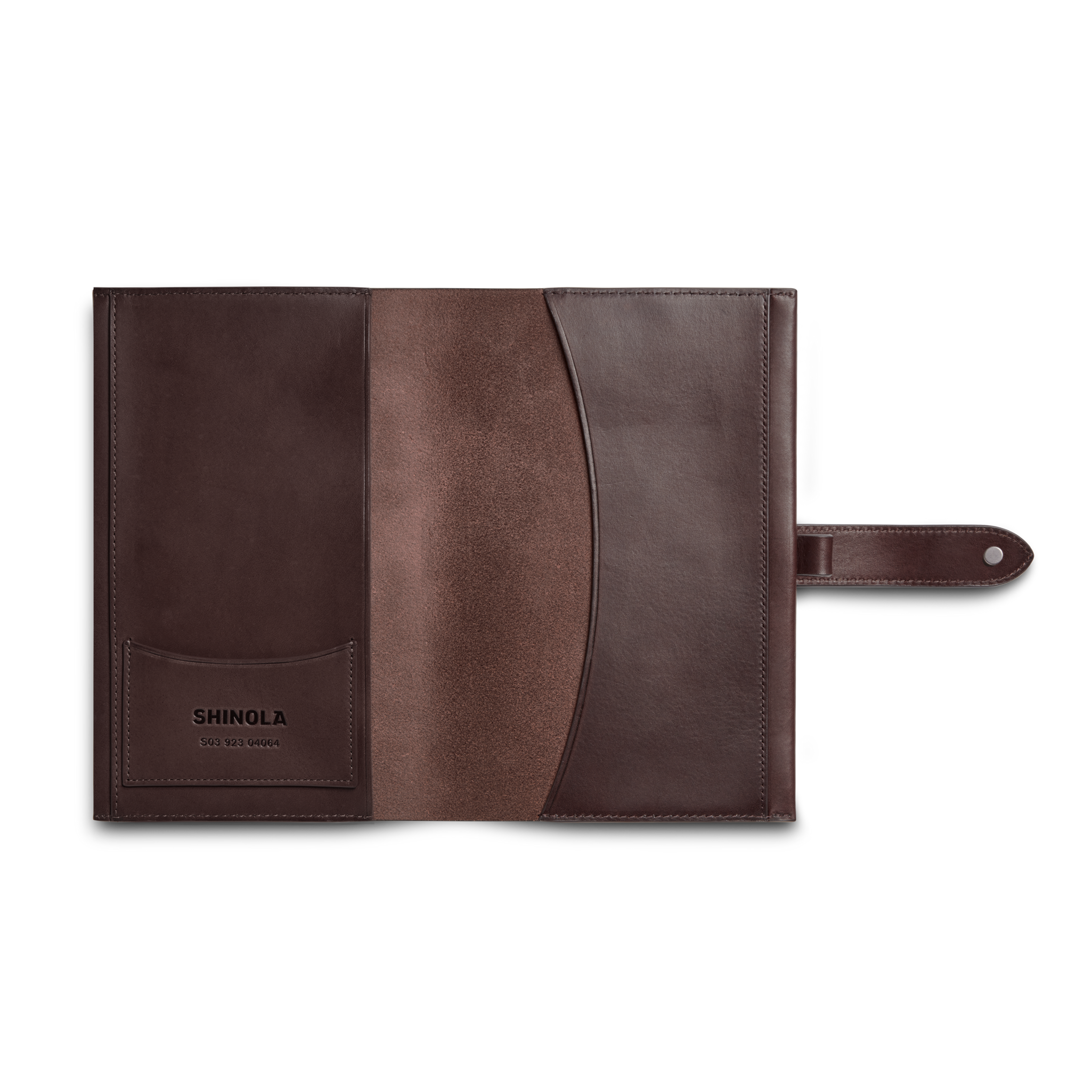 Medium Snap Journal Cover - Dark Brown Vachetta - Image 2