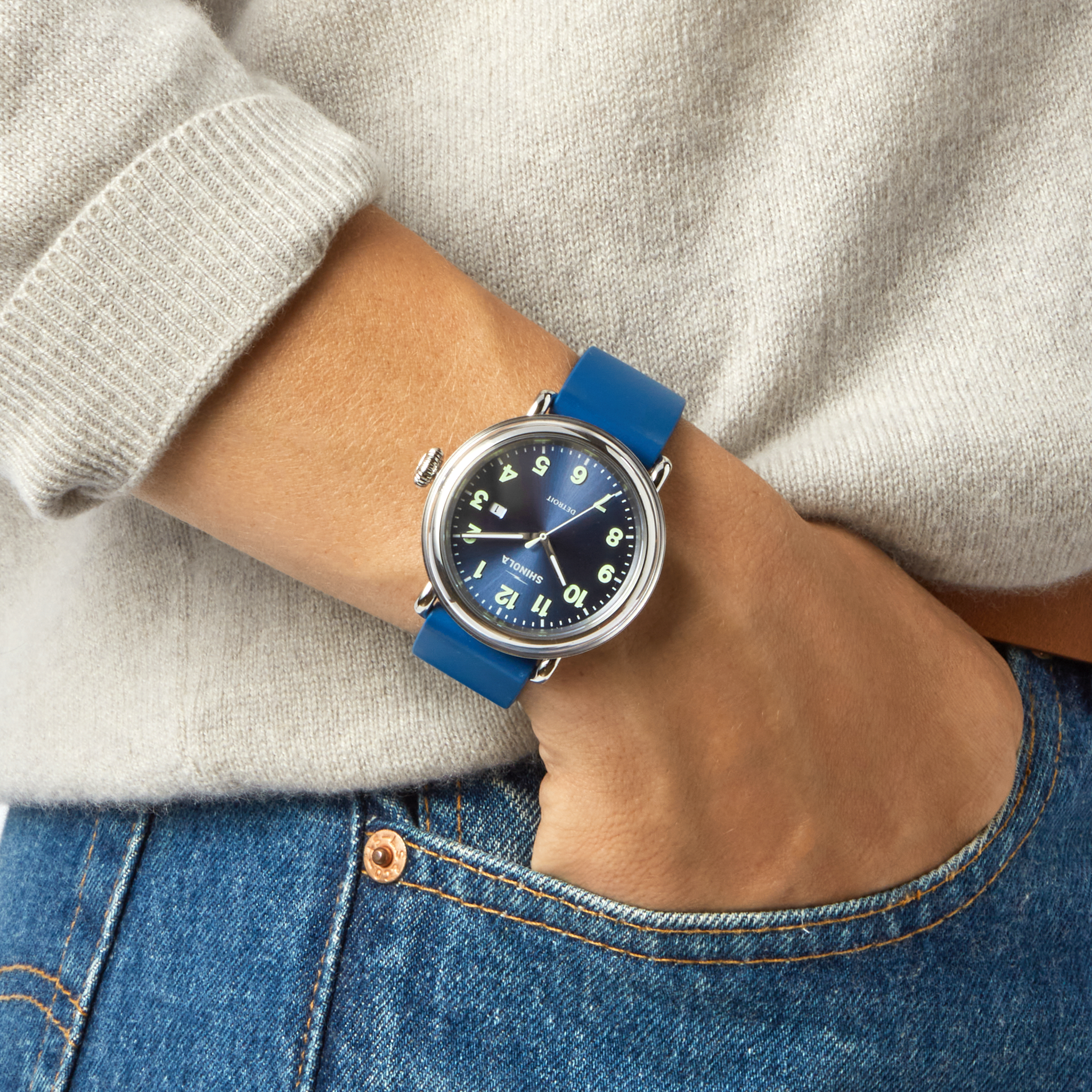 Detrola Watch - Denim Blue - Image 6
