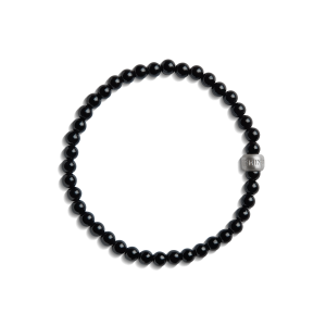 4mm Beaded Onyx Bracelet - Onyx