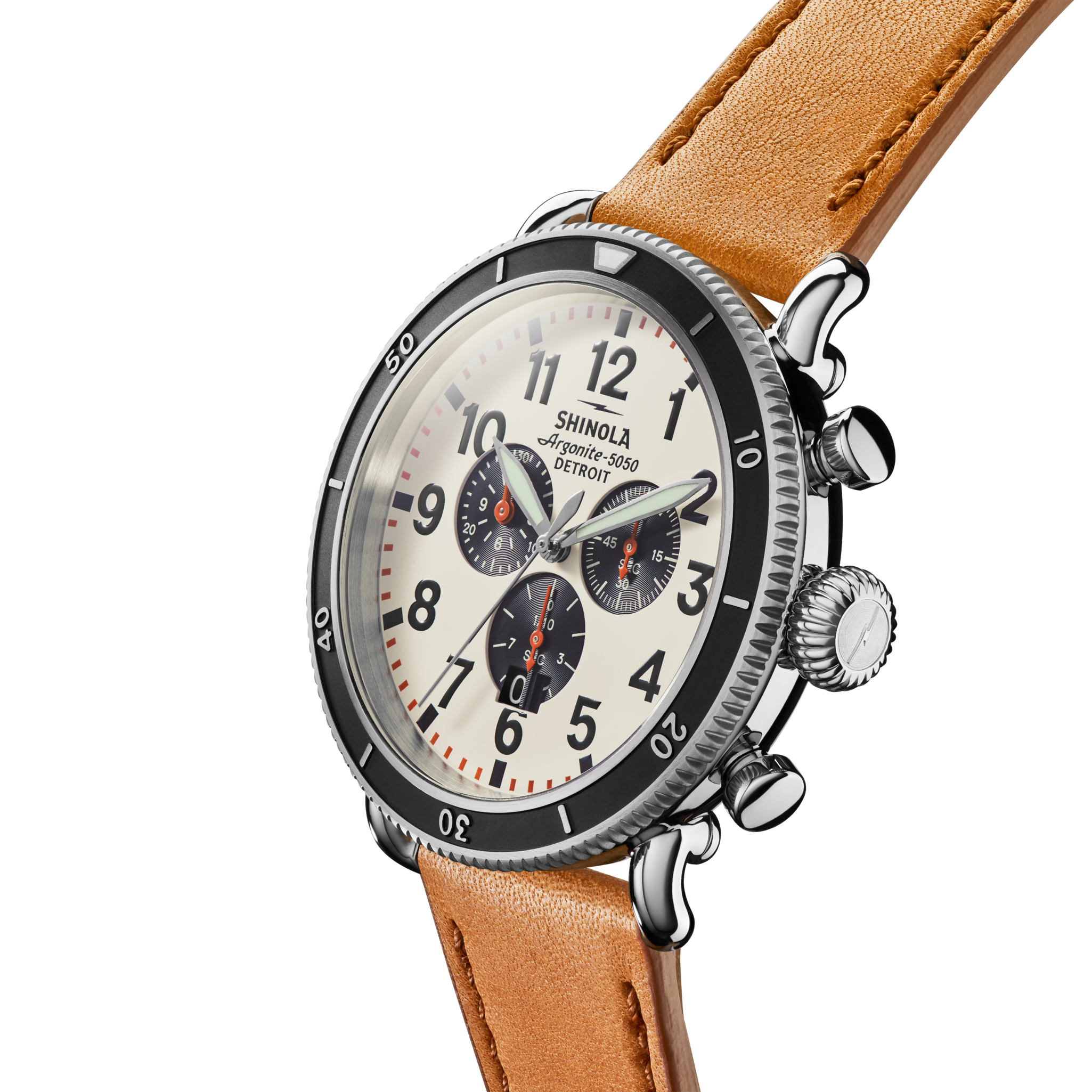 Runwell Sport Chronograph Watch - Ivory - Image 3