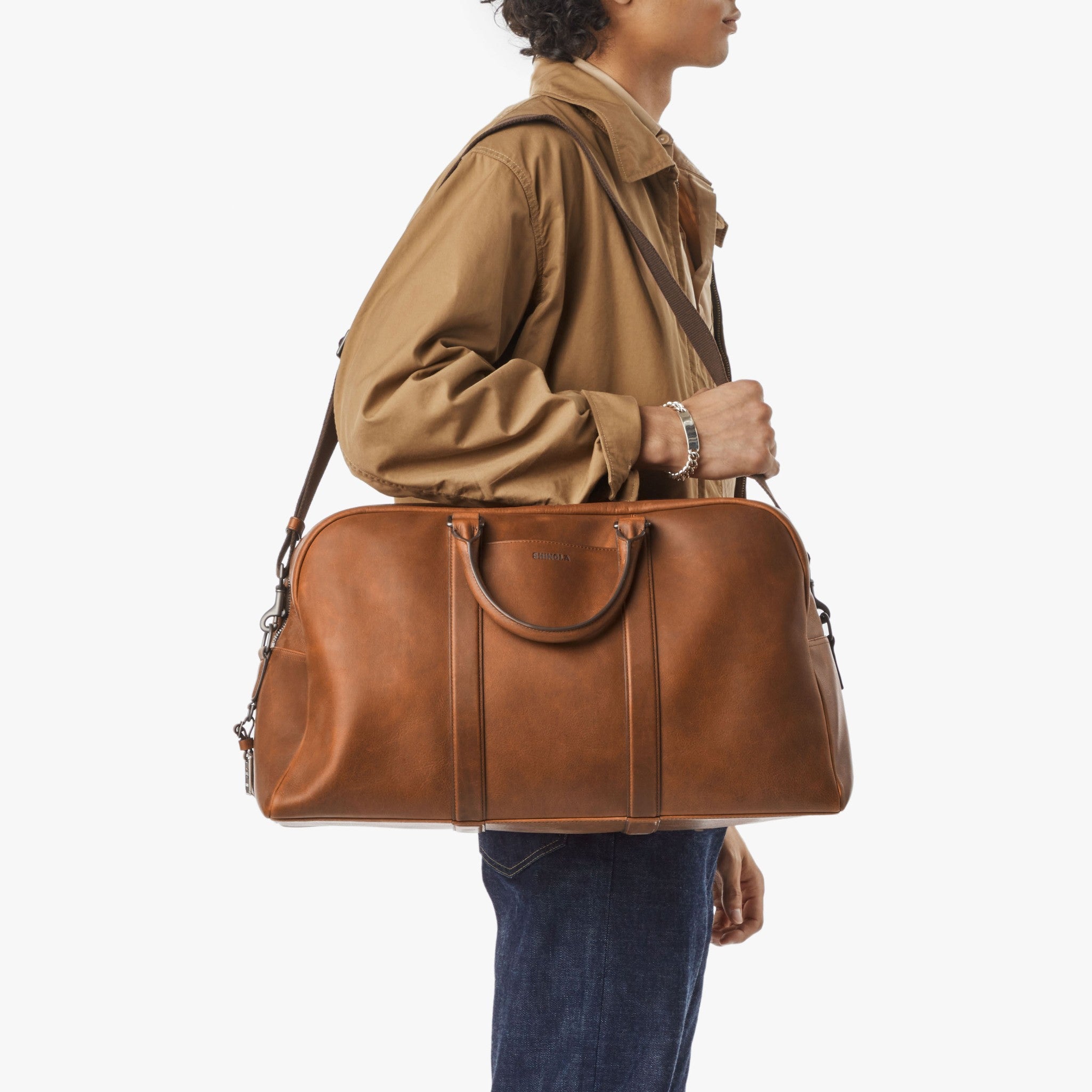 Runwell Duffle Bag - Medium Brown - Image 2