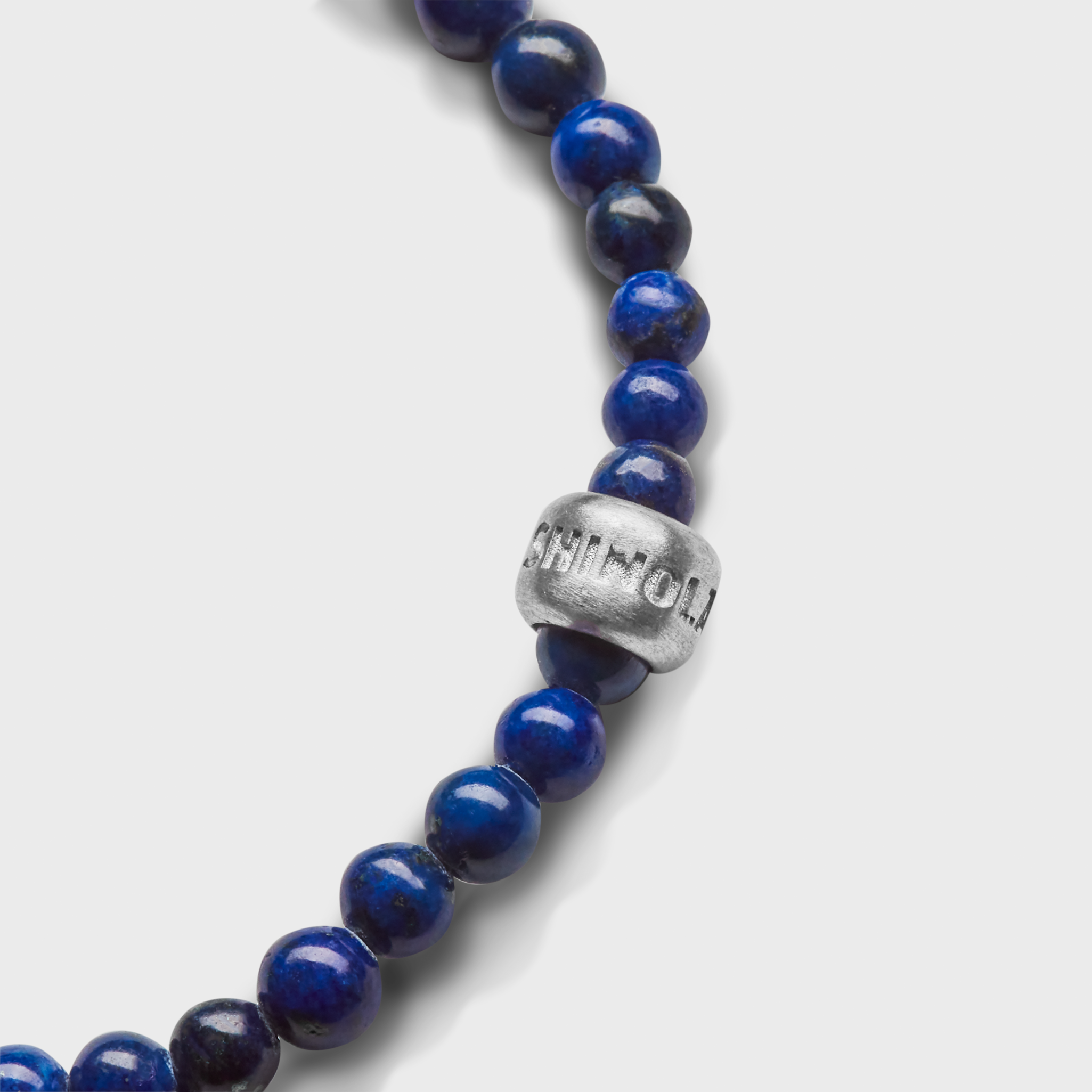 4mm Beaded Lapis Bracelet - Lapis - Image 3
