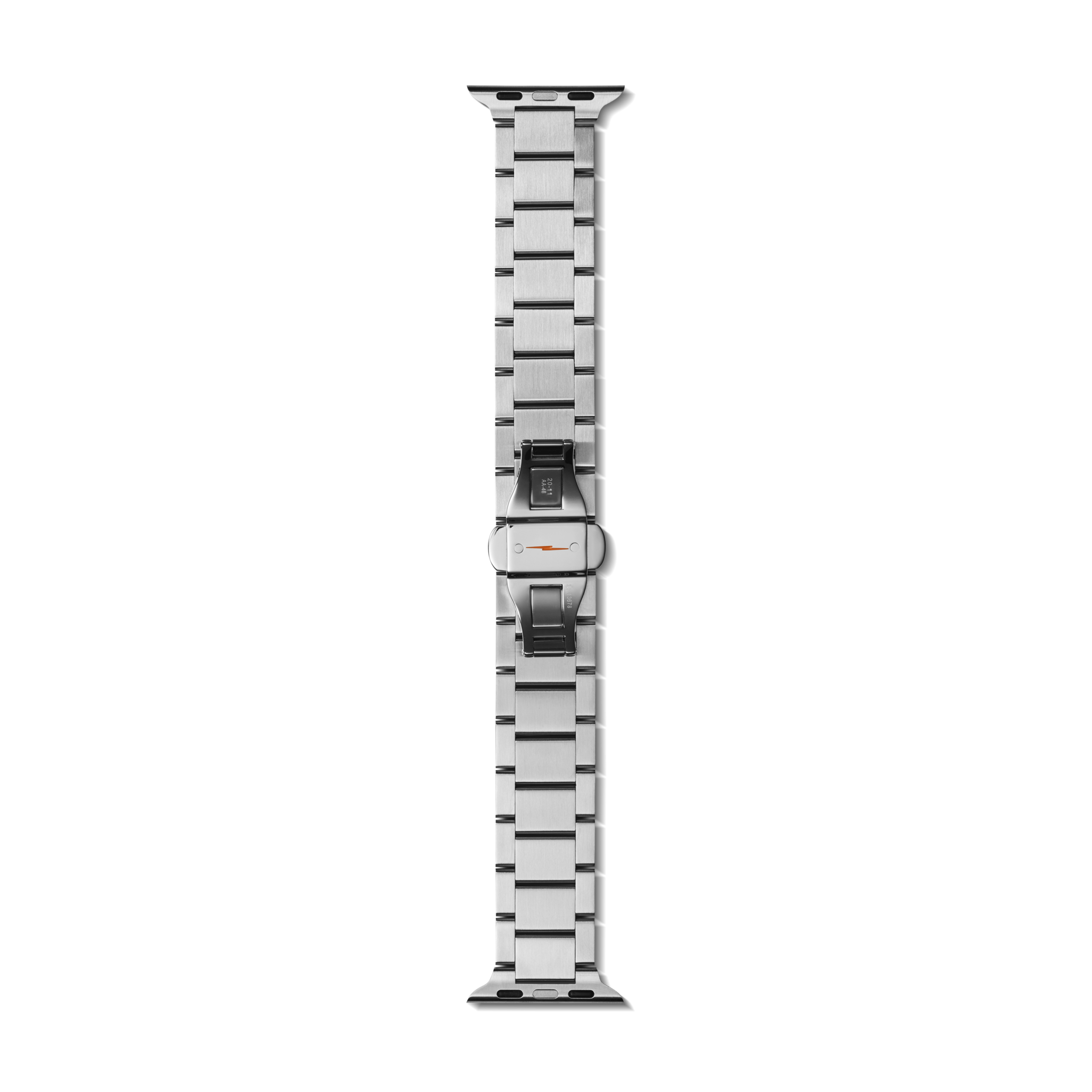 20mm Stainless Steel 3-Link Apple Watch Bracelet - Stainless Steel - Image 3