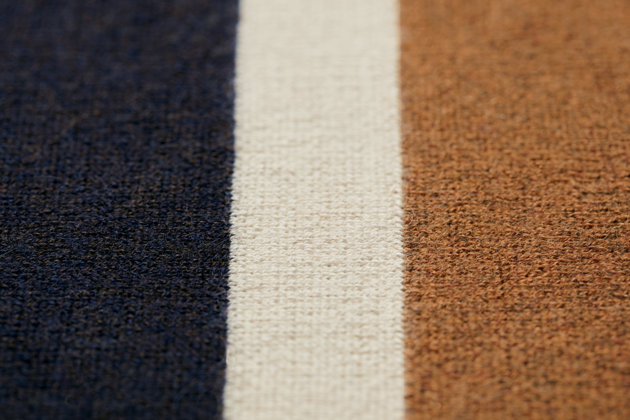 Alpaca Throw Blanket - Pink / Beige - Image 3