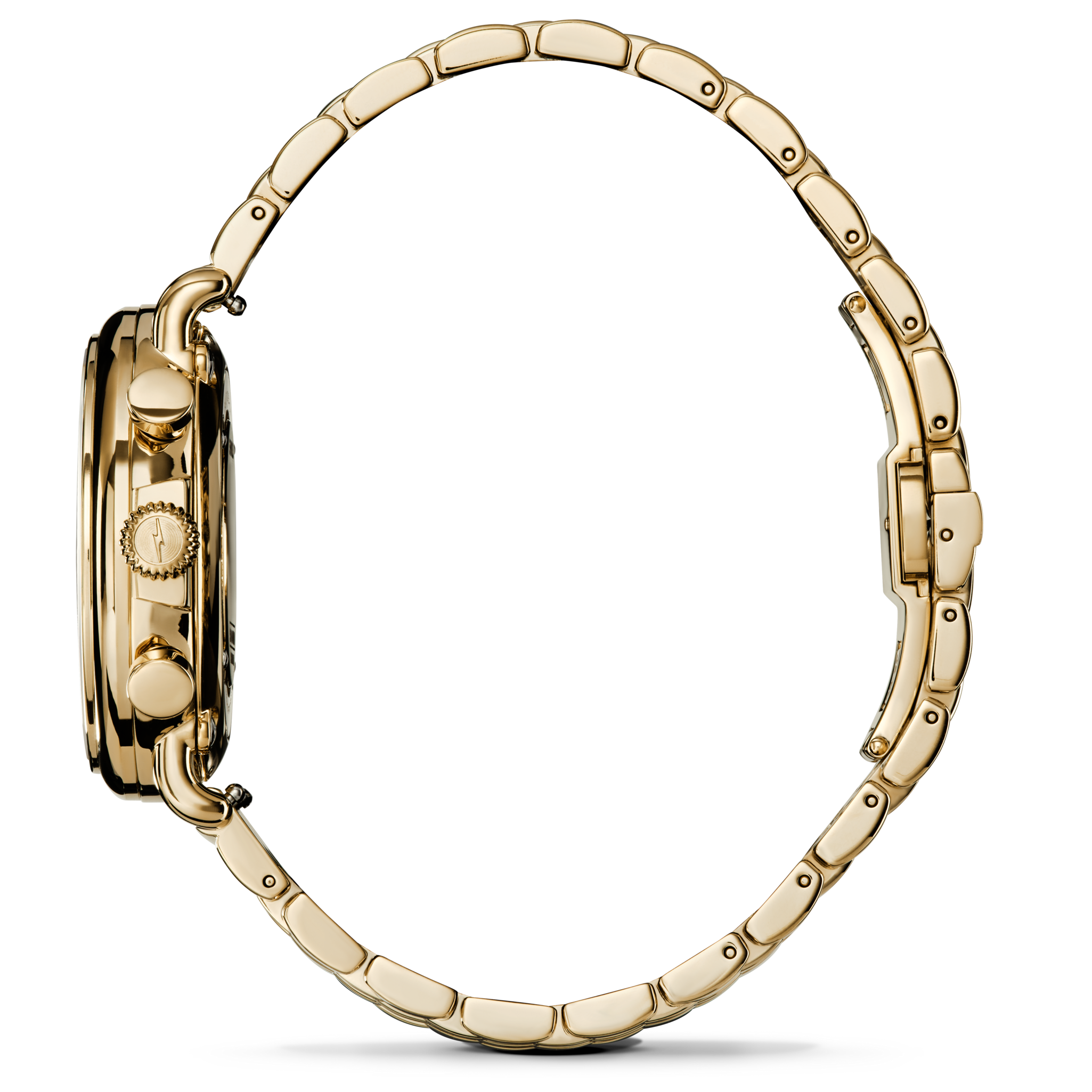 Runwell Chronograph Watch - MOP Gold Bracelet - Image 6