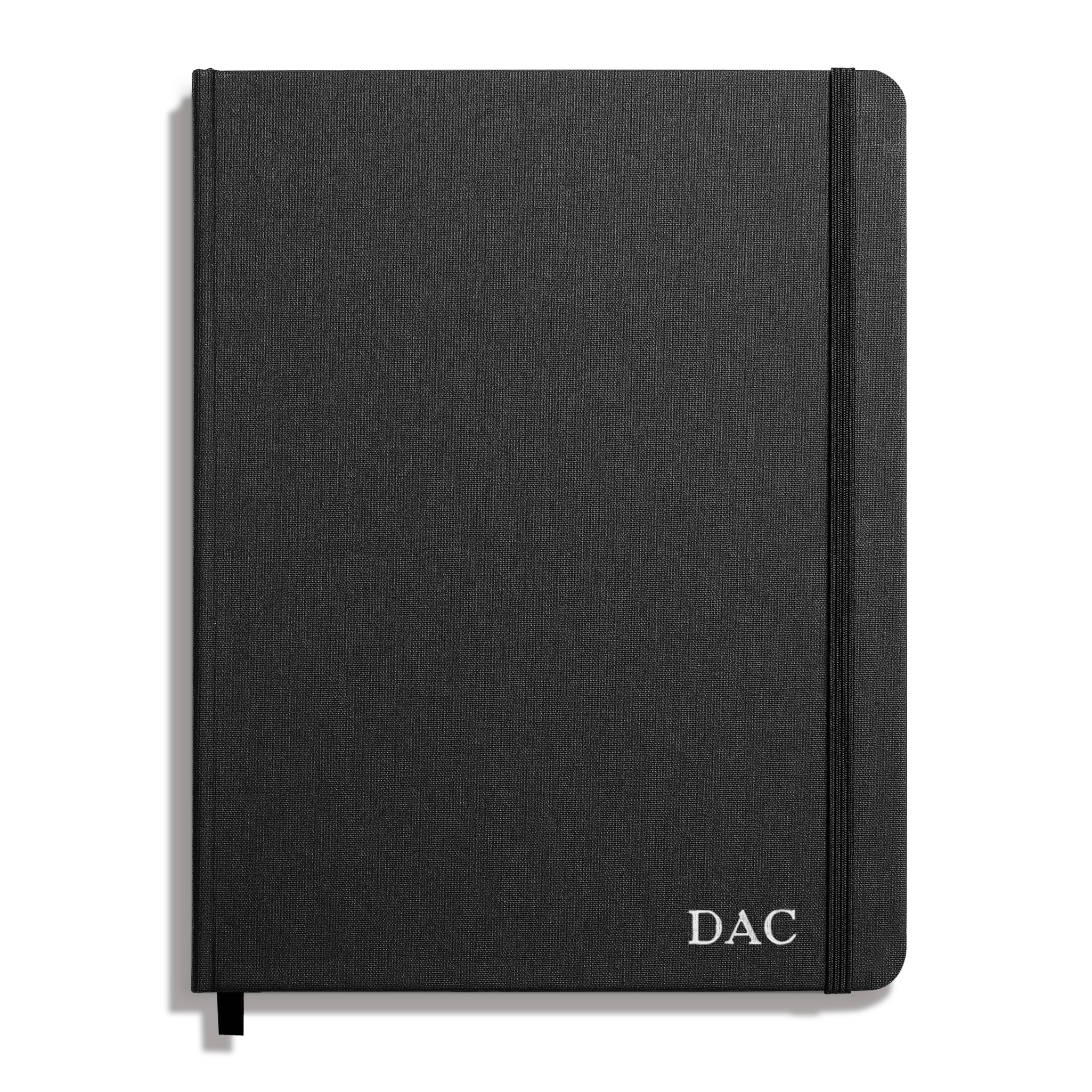 Large Hard Ruled Journal - Black