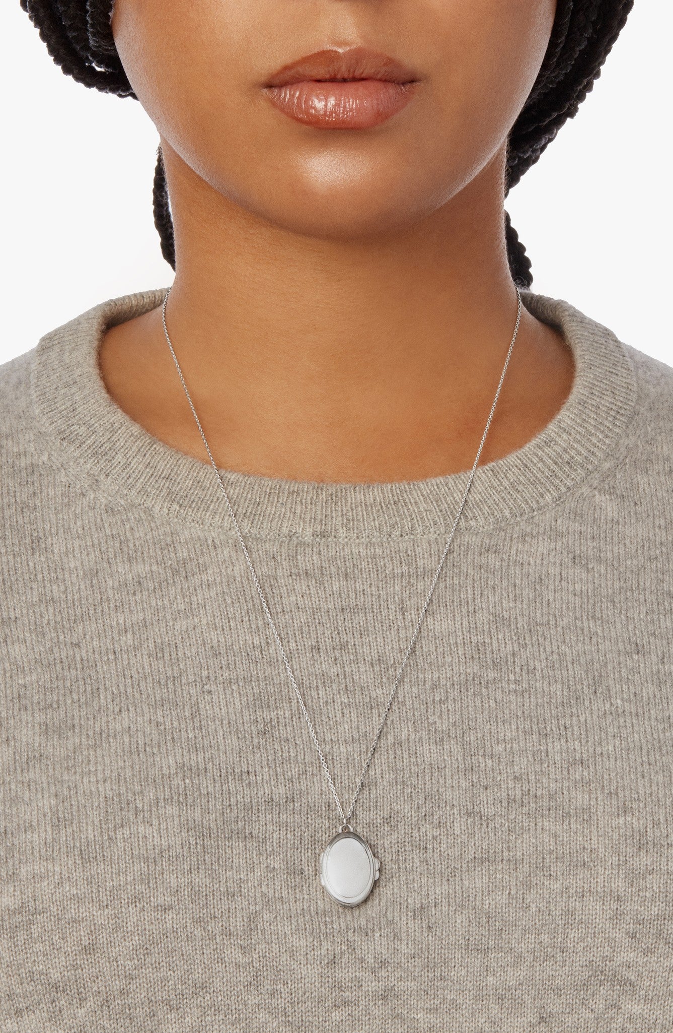 Heirloom Statement Locket Necklace - Sterling Silver - Image 16