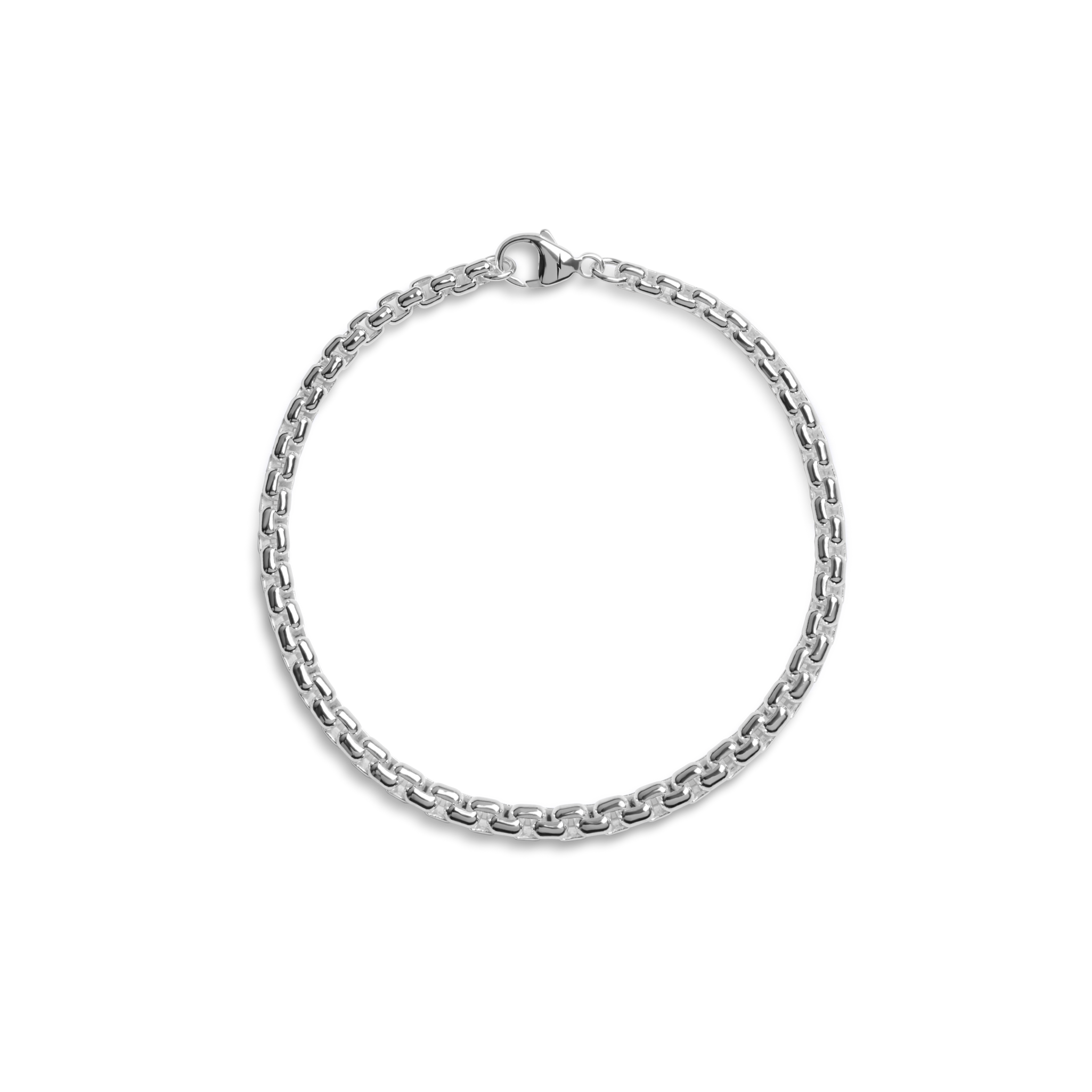 4mm Box Chain Bracelet