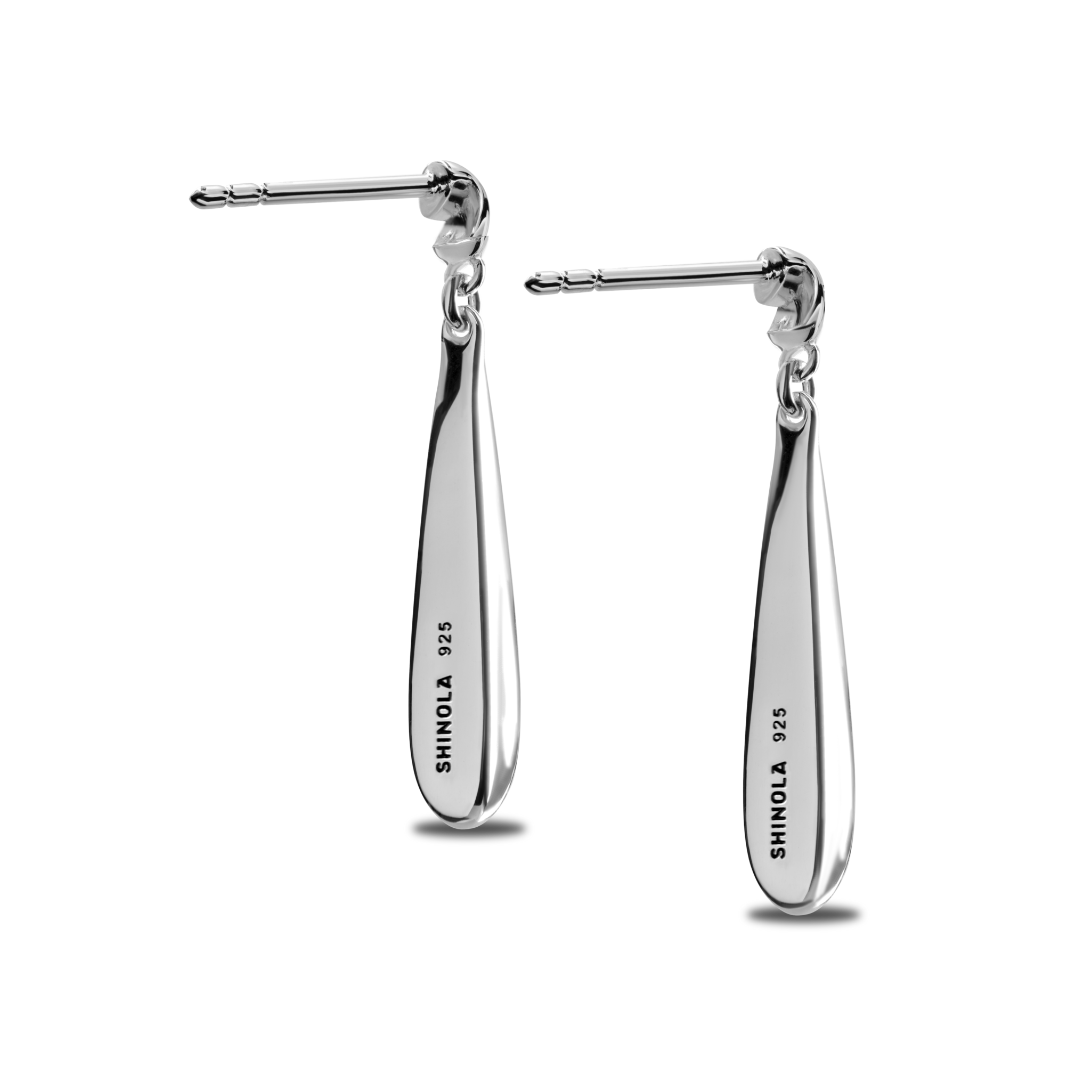 Elongated Teardrop Earrings - Image 3