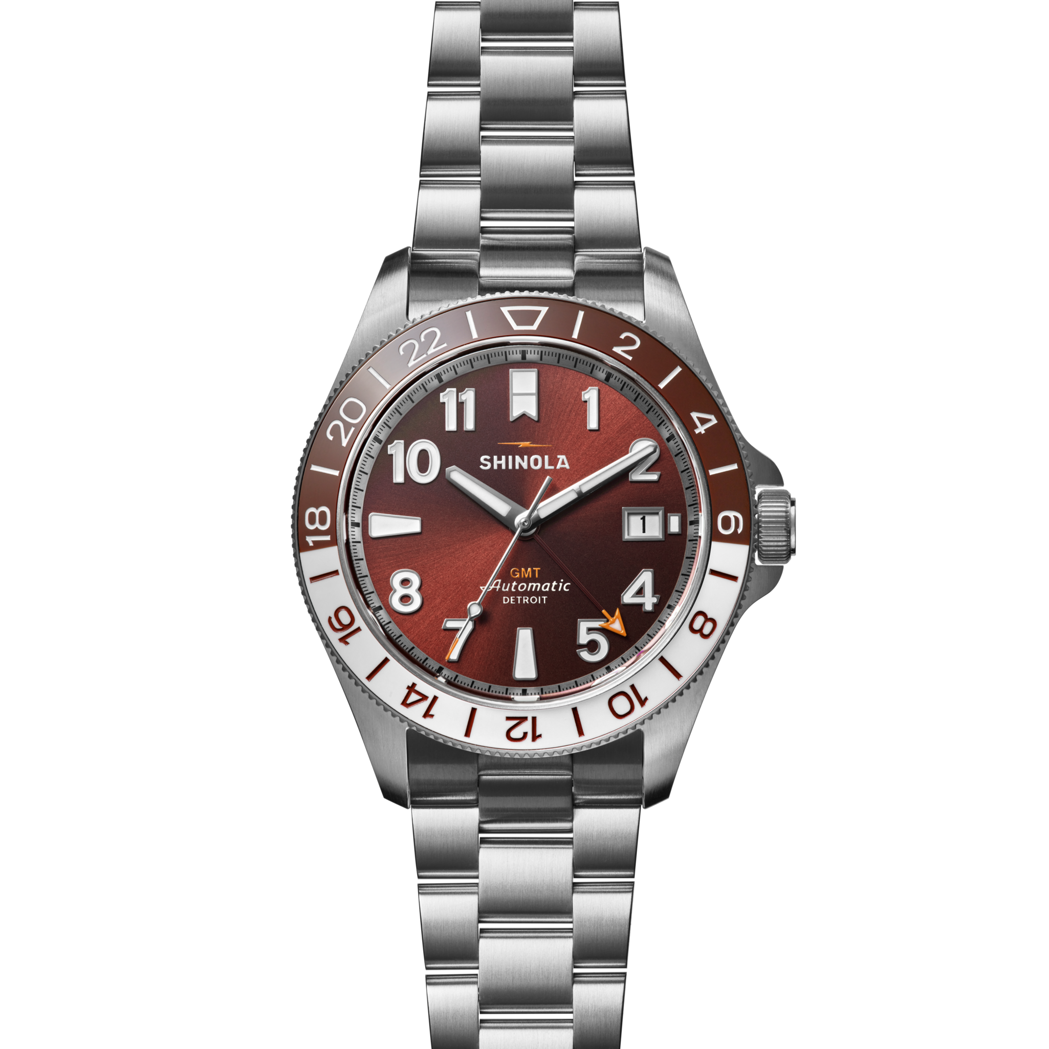 Monster GMT Automatic Watch - Whiskey - Image 9