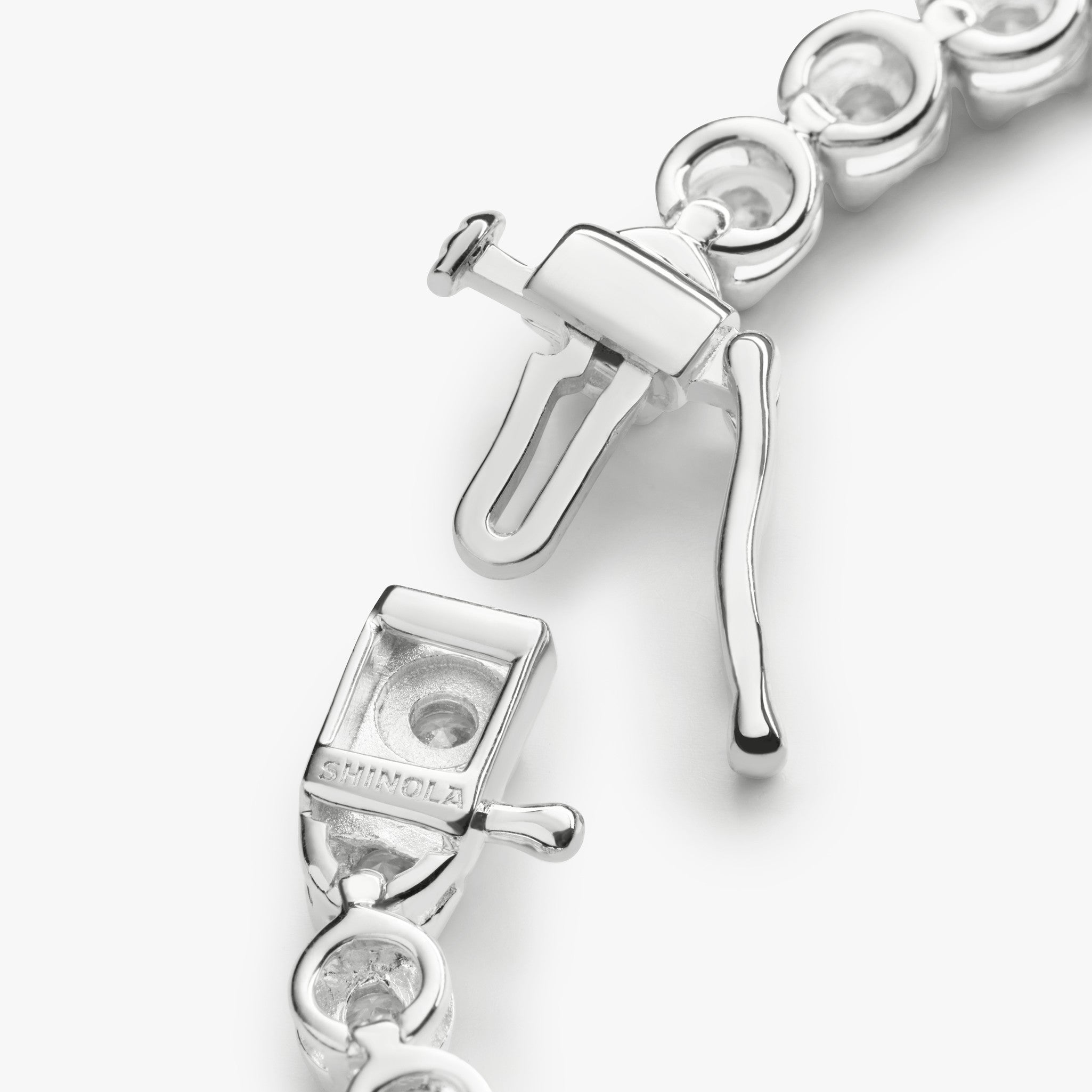 3 Carat 7 Diamond Tennis Bracelet - White Gold - Image 5