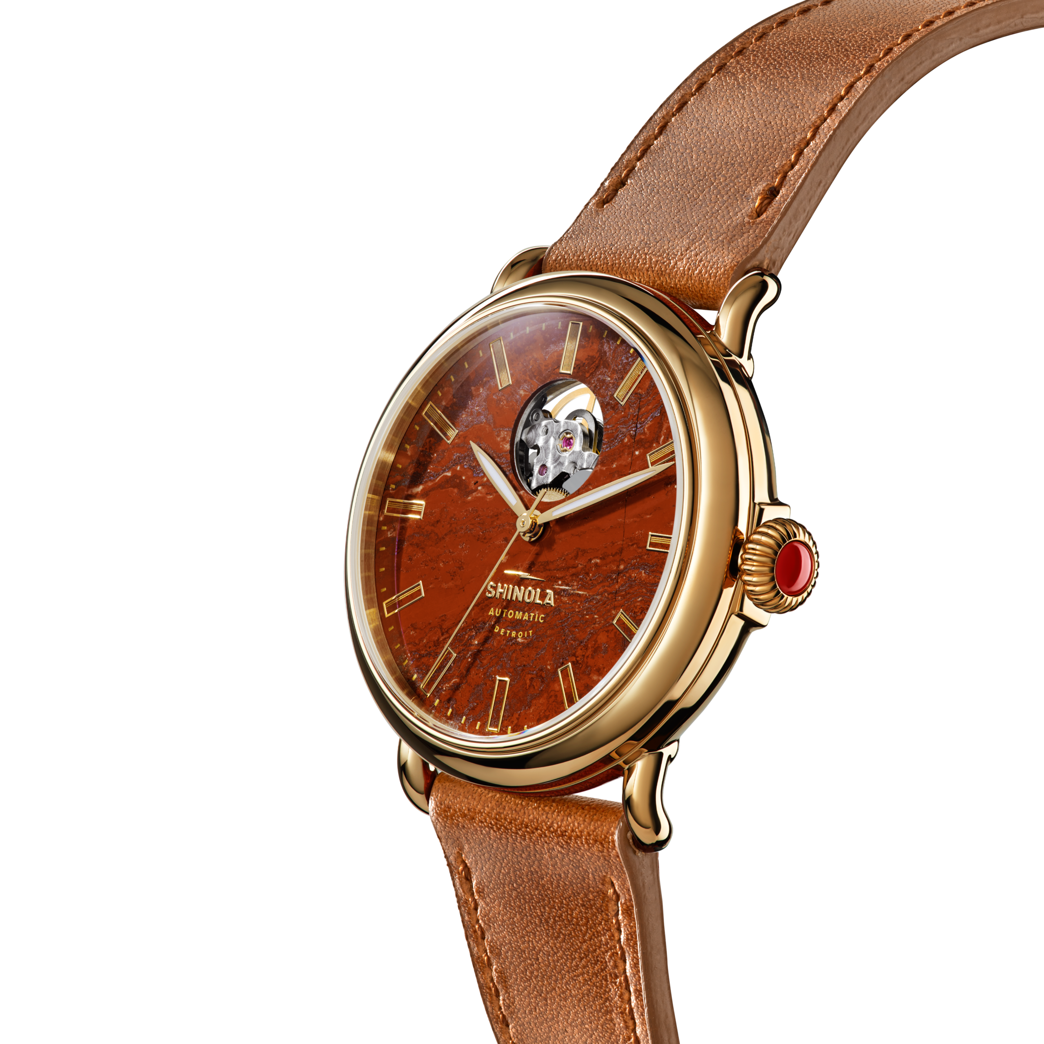 Gilda Radner Runwell Automatic Watch - Red Jasper - Image 3