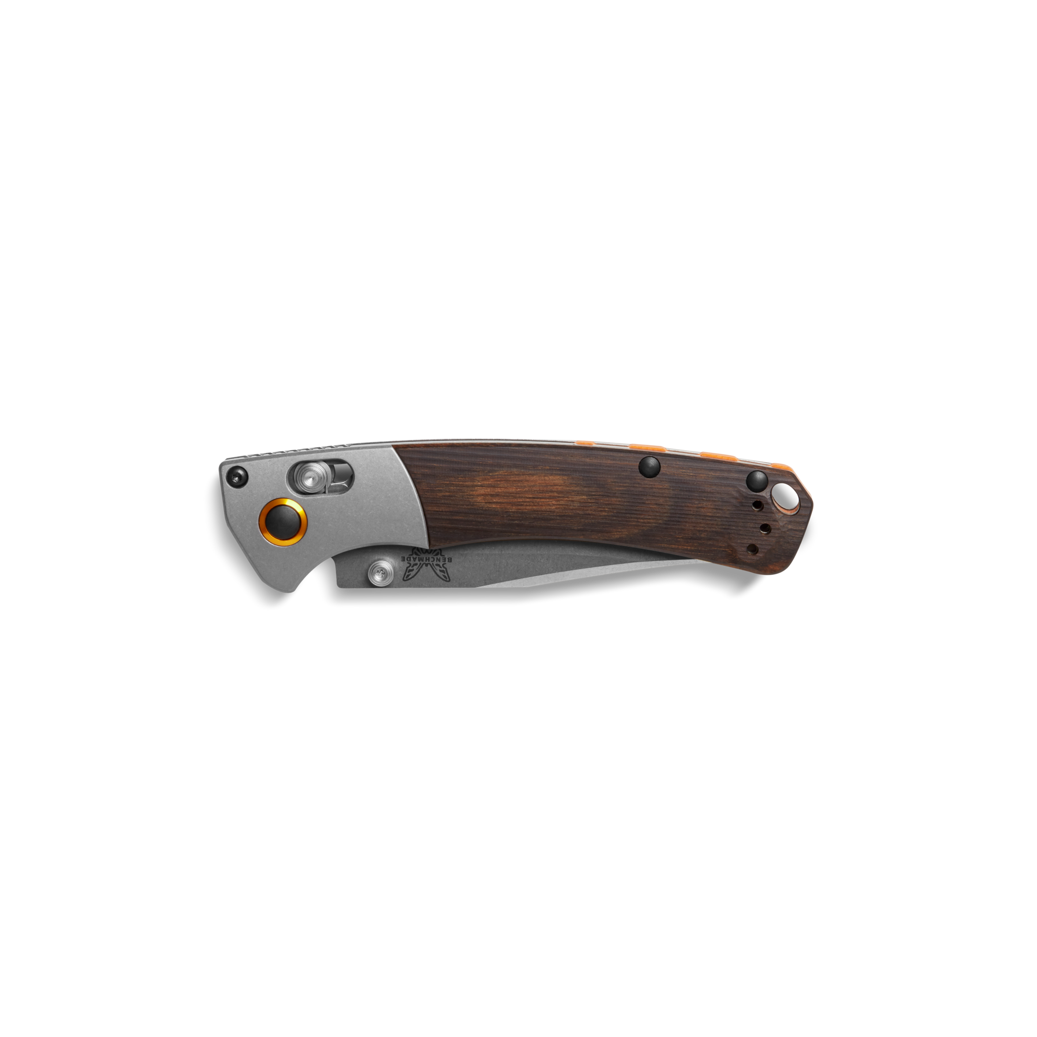 Shinola + Benchmade Mini Crooked River Pocket Knife - Steel - Image 4