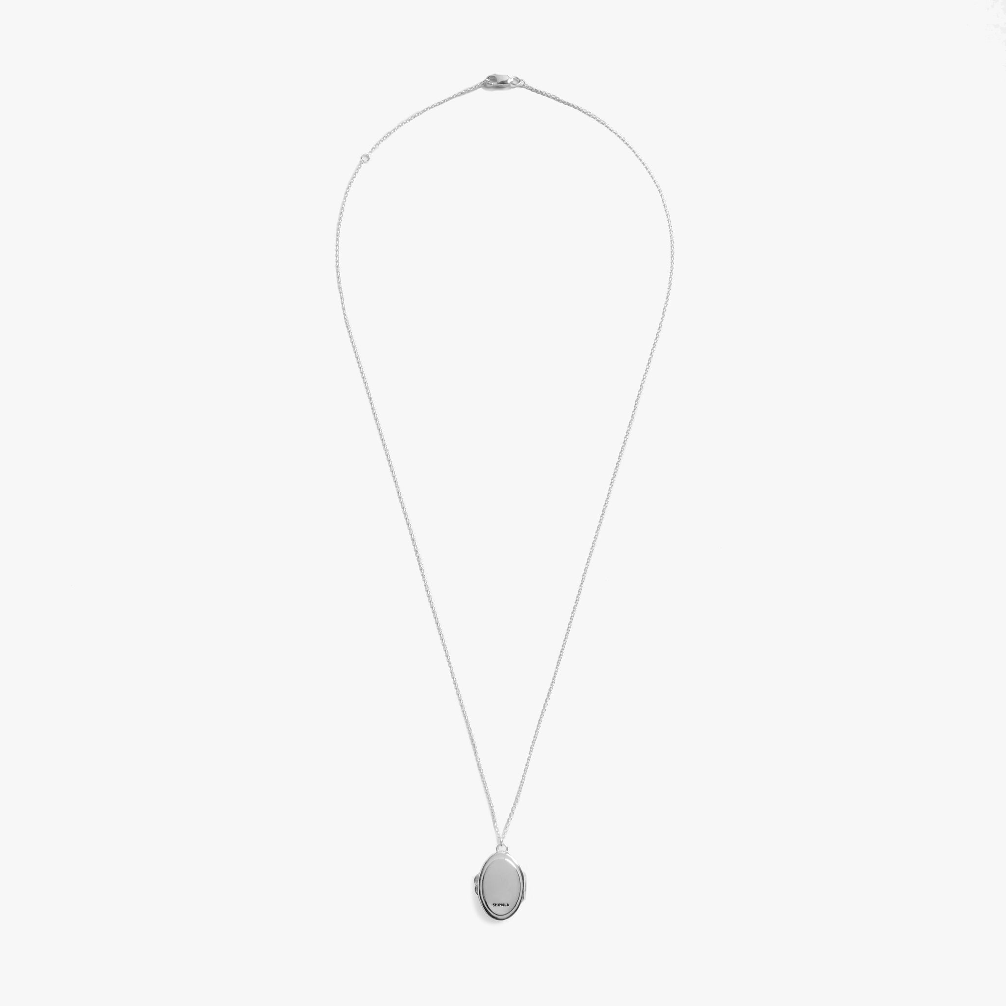 Heirloom Statement Locket Necklace - Sterling Silver - Image 7