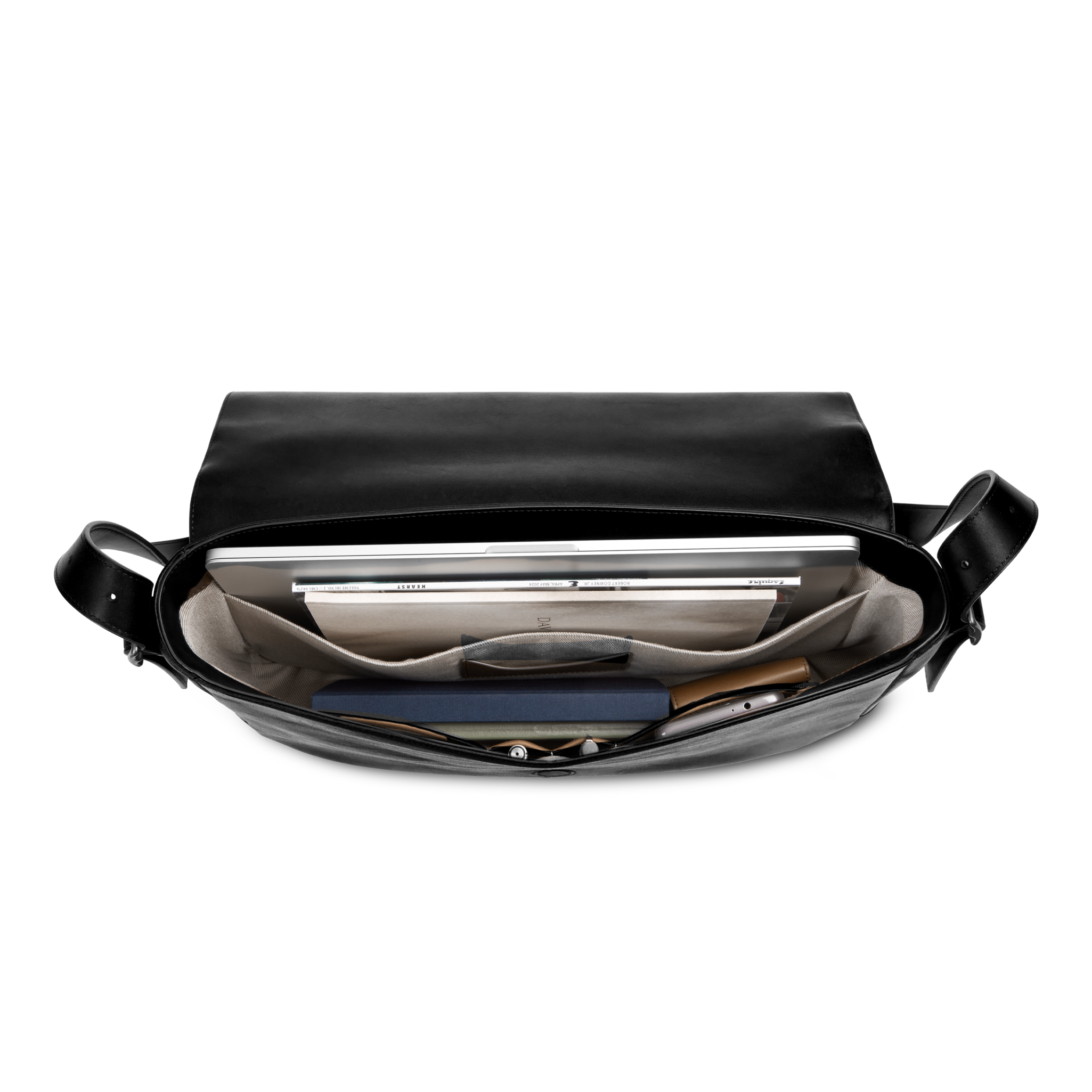 Runwell Messenger Bag - Black - Image 5