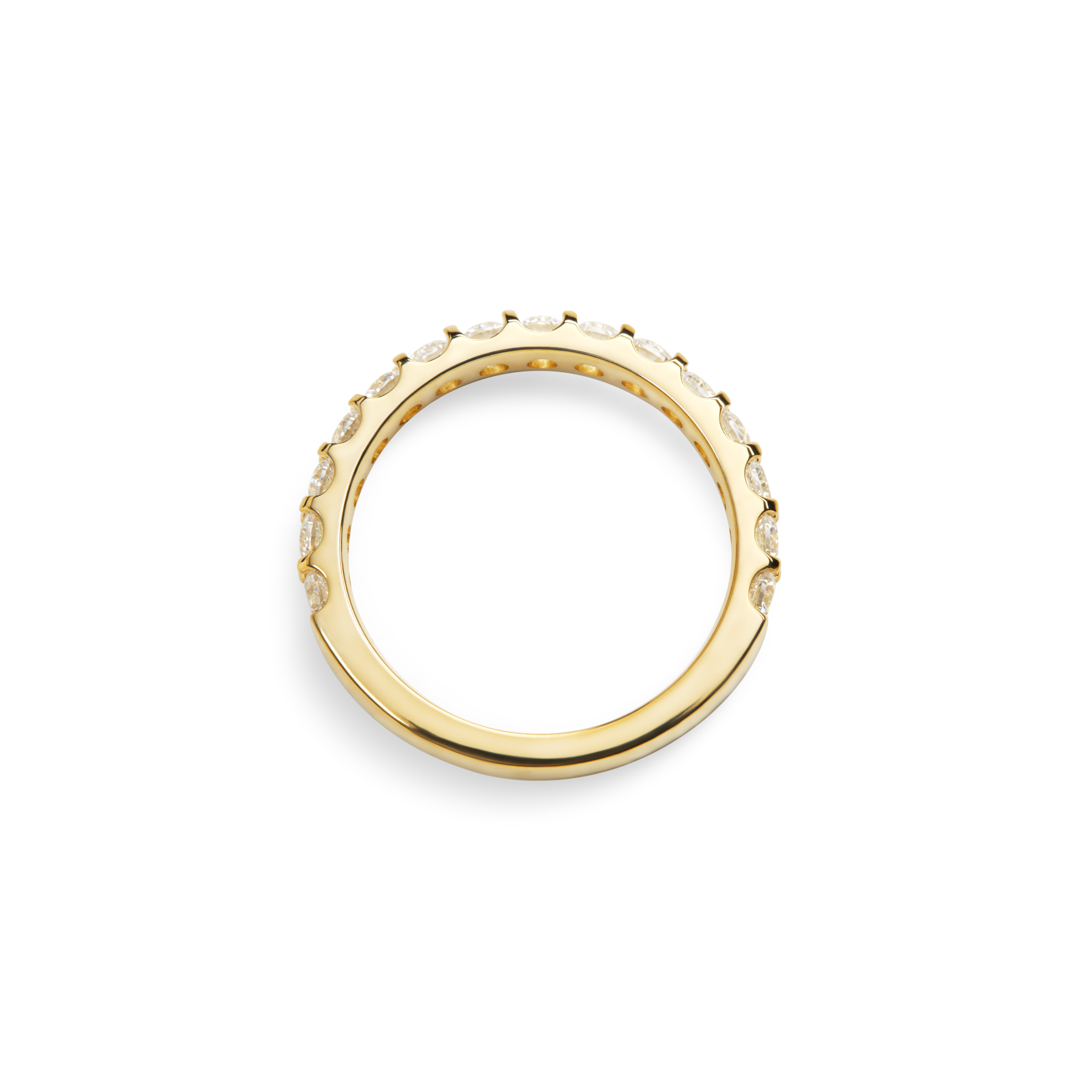 1 Carat Diamond Anniversary Band - Yellow Gold - Image 4