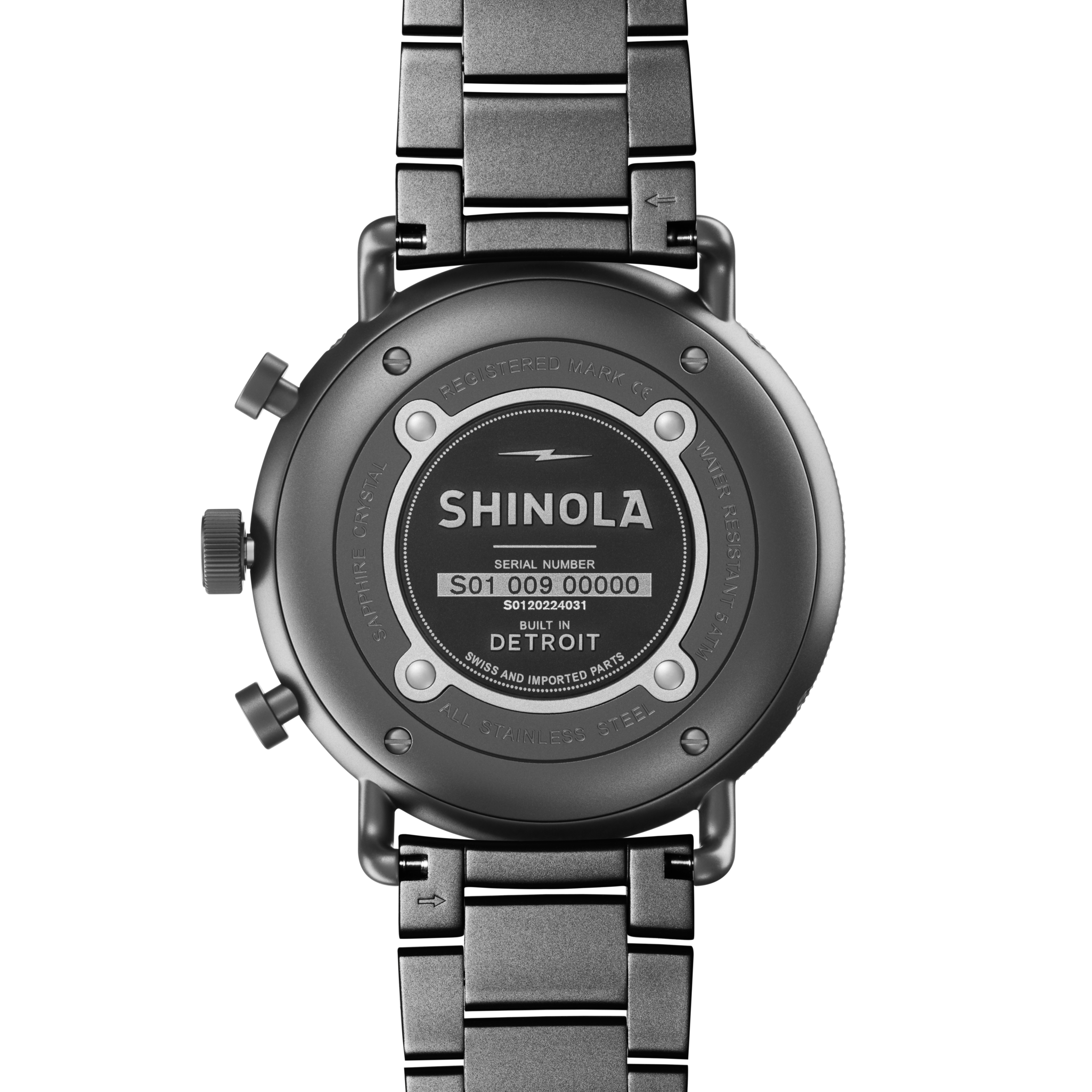 Canfield Sport Chronograph Watch - Black - Image 4