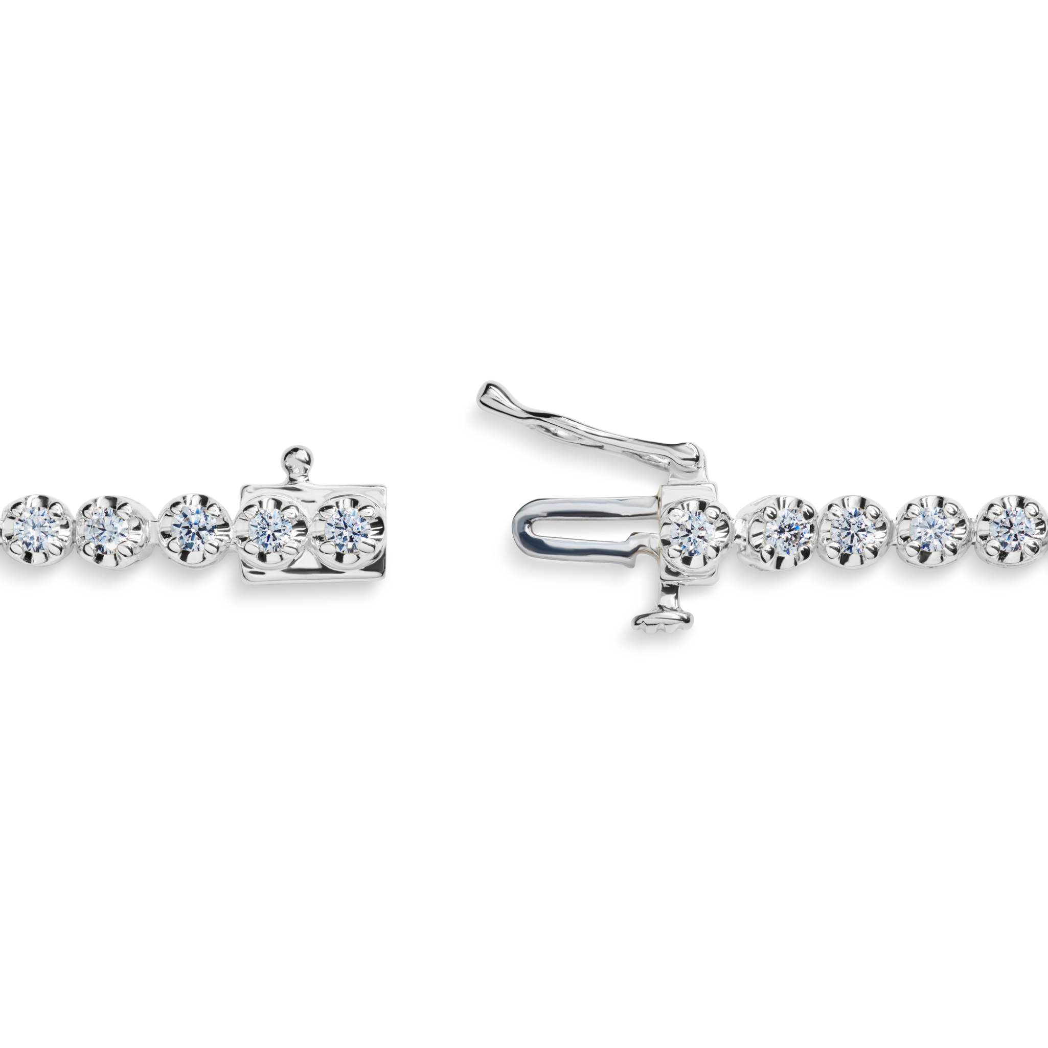 1.84 Carat 6.5 Diamond Tennis Bracelet - White Gold - Image 3