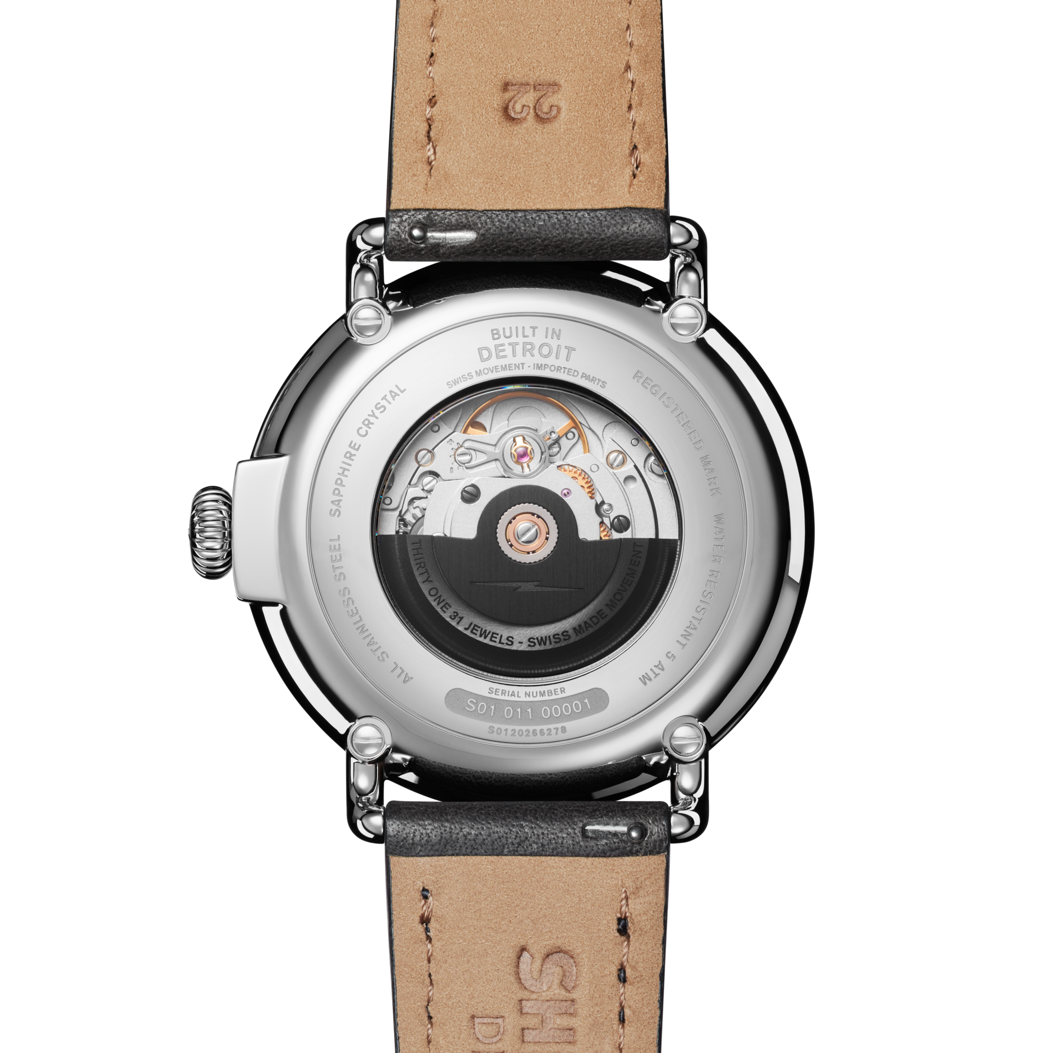 Runwell Automatic Watch - Black - Image 3