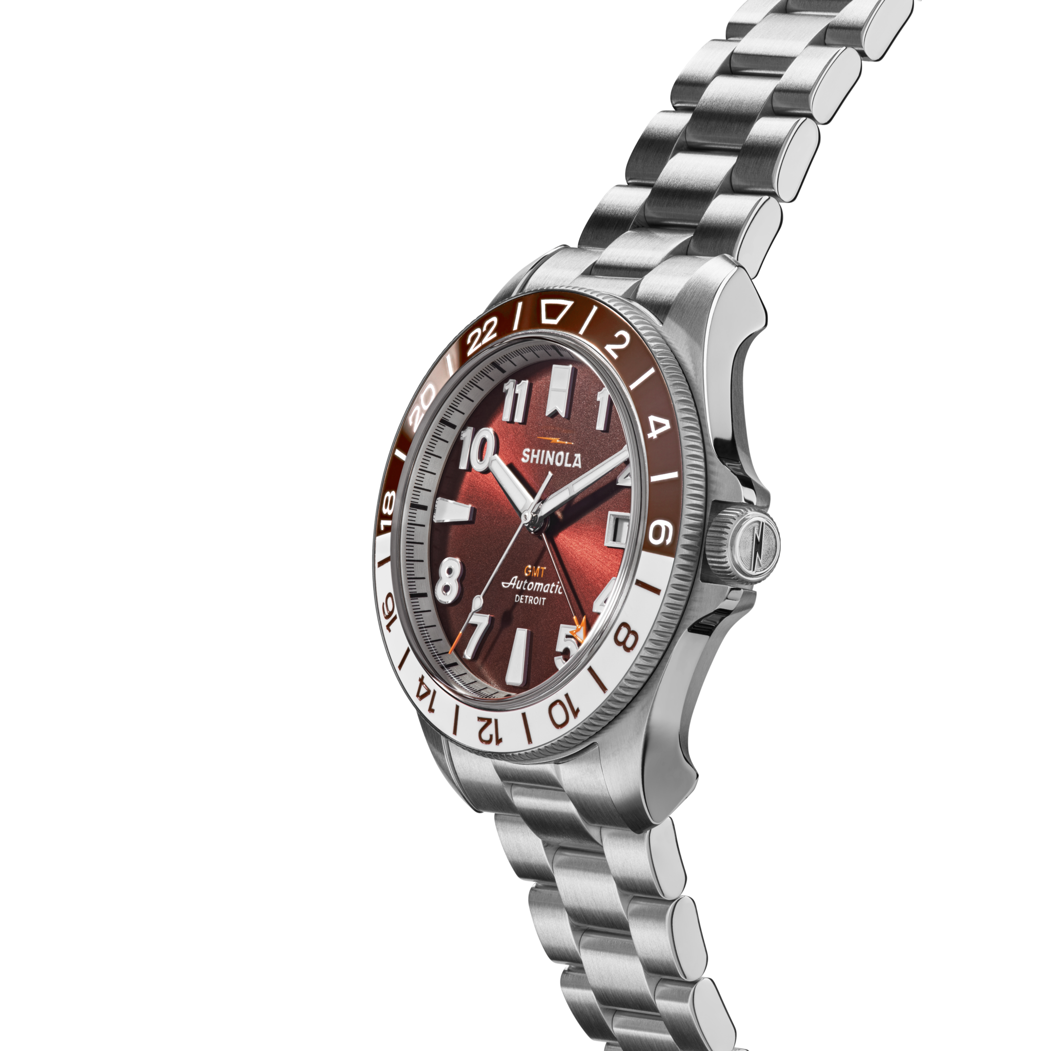 Monster GMT Automatic Watch - Whiskey - Image 5
