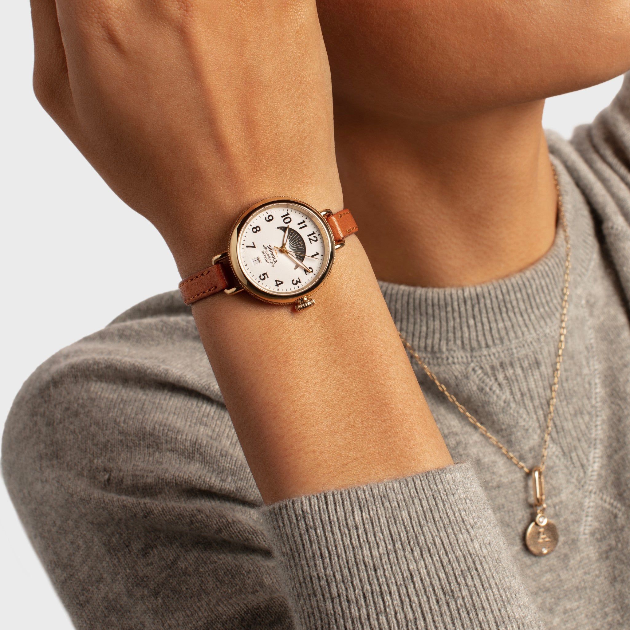 Birdy Moon Phase Watch - White - Image 2