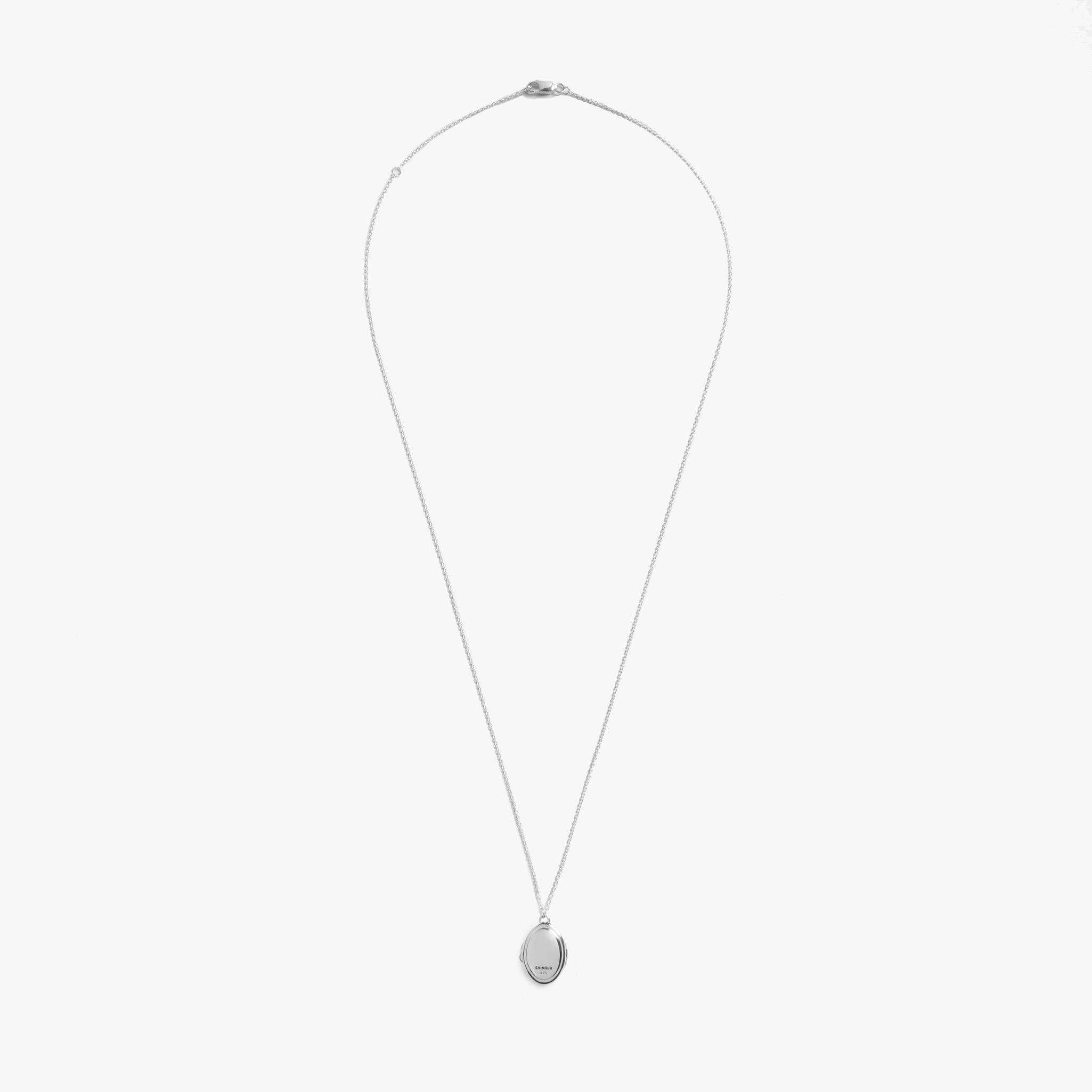 Heirloom Petite Locket Necklace - Sterling Silver - Image 4