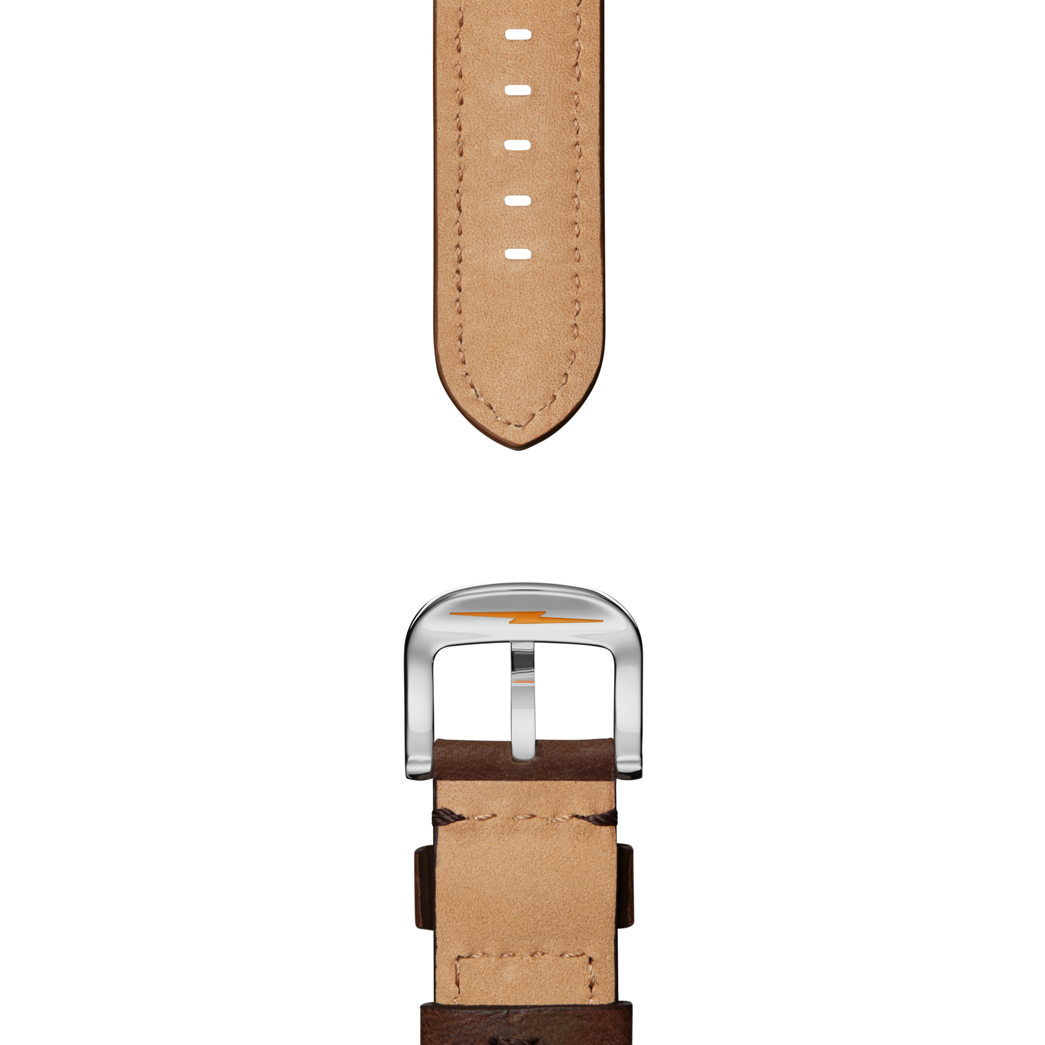 22mm Cattail Leather Watch Strap - Cattail - Image 2
