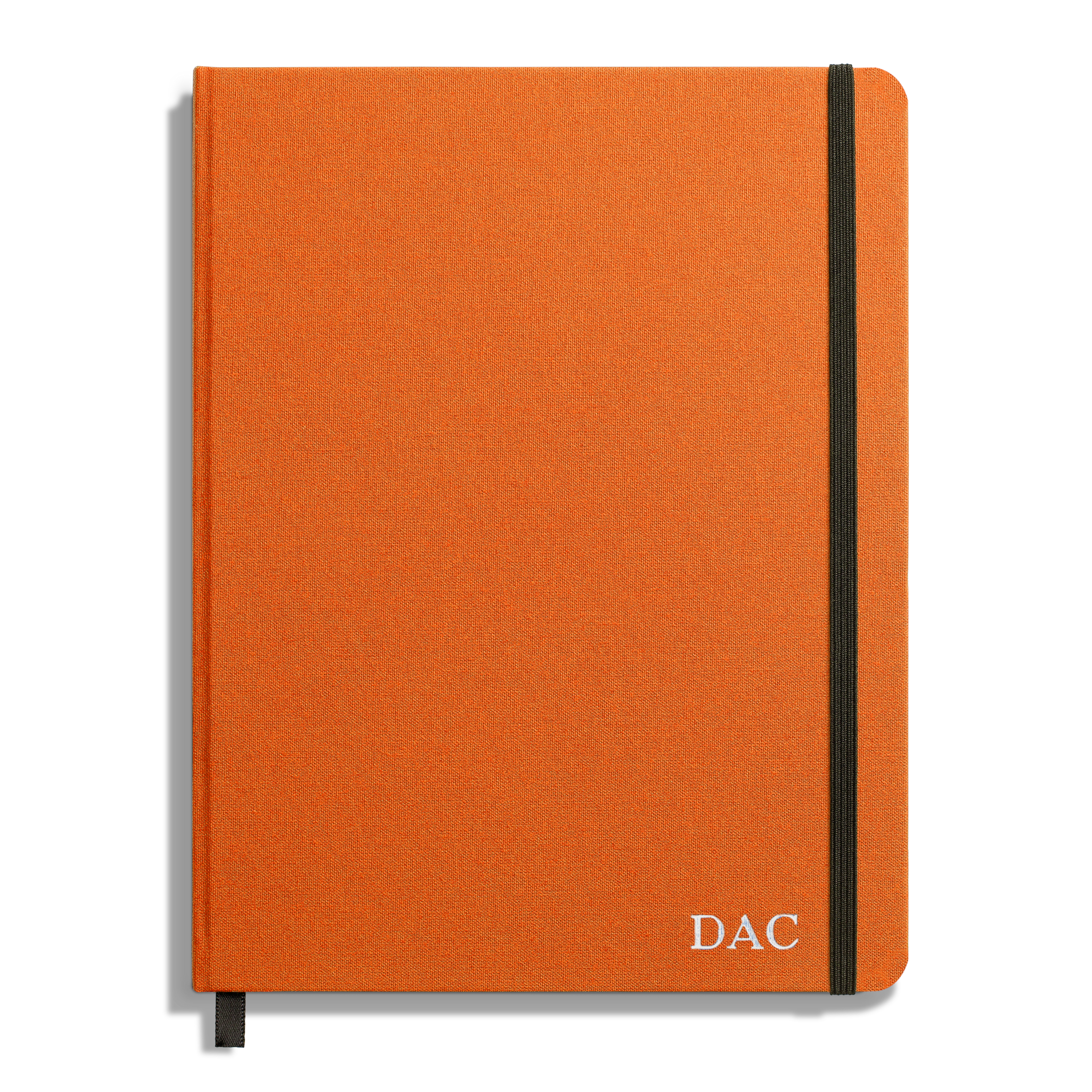 Large Hard Ruled Journal - Bold Orange