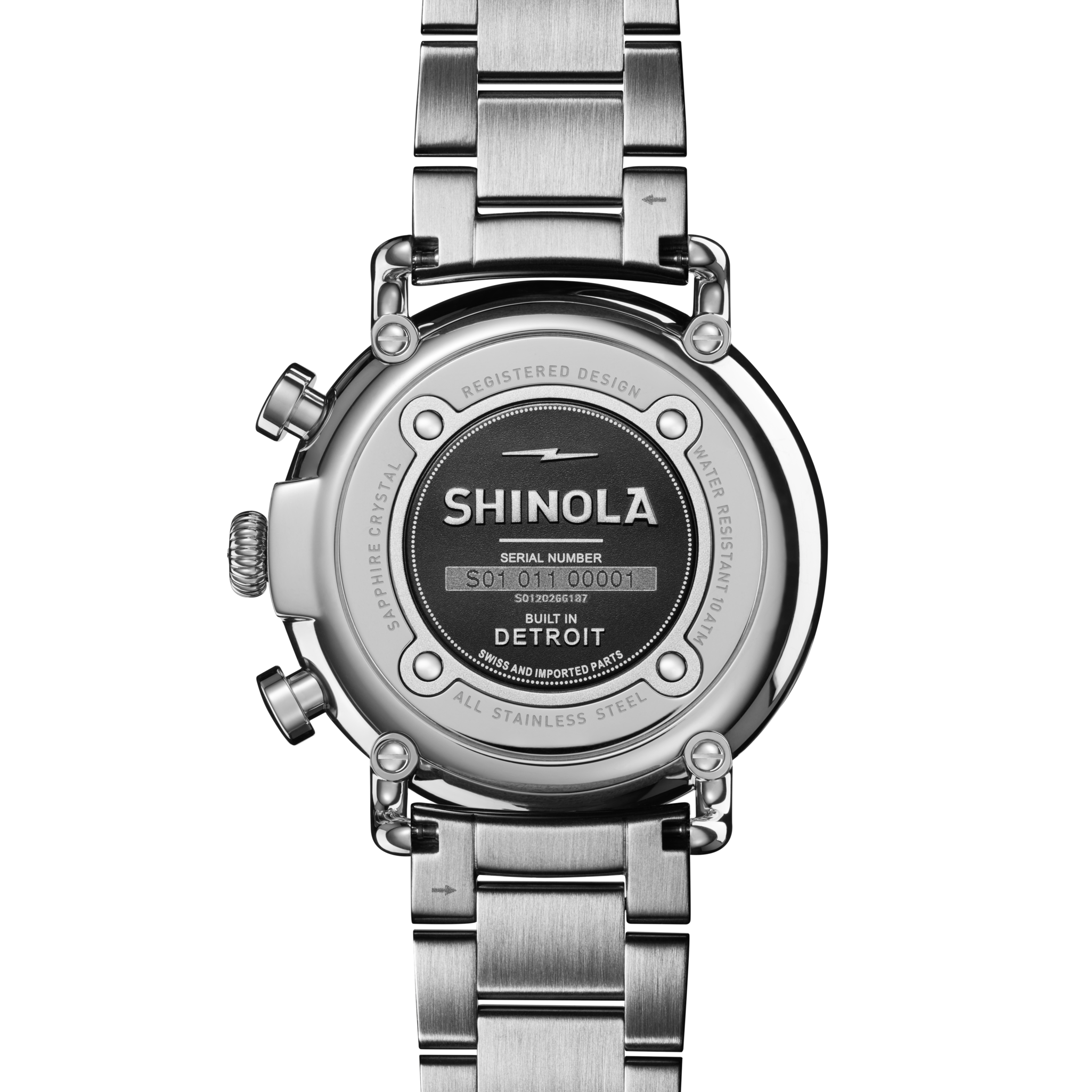 Runwell Chronograph Watch - Black - Image 4